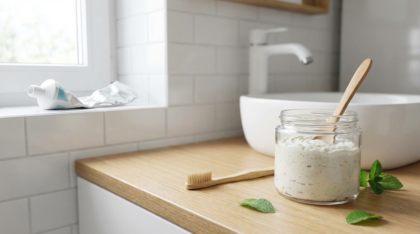 Ce dentifrice maison à 4 ingrédients fait lâcher leur tube aux Français : pourquoi ils s’y mettent en 2026
