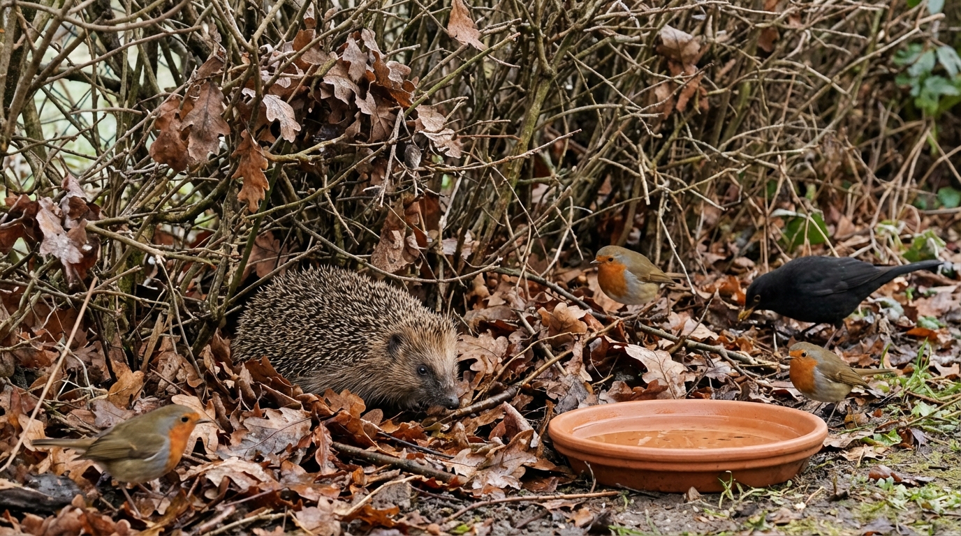 Ce détail dans votre haie sauve les hérissons et ramène les oiseaux dès la fin de l&rsquo;hiver