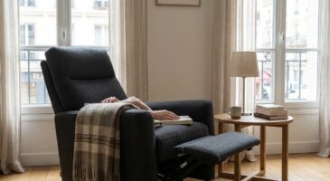 Ce fauteuil relax gris foncé JYSK passe à prix cassé : tout le monde se rue dessus, pourquoi il fait un carton