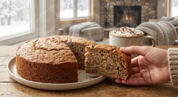 Ce gâteau aux noix rustique qui fond en bouche cache un secret tout bête : la recette à faire d&rsquo;urgence cet hiver