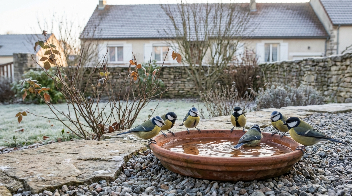 Ce geste gratuit au jardin qui retient les mésanges tout l’hiver (et que presque tout le monde oublie)