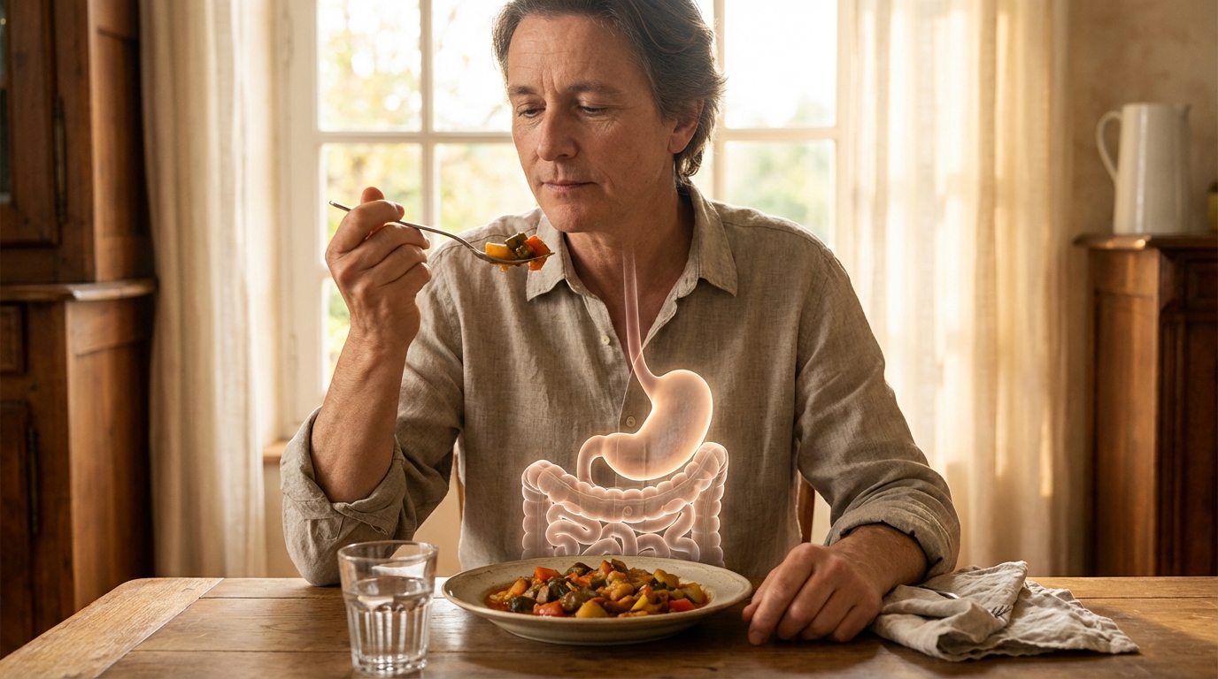 Ce geste simple avant d’avaler chaque bouchée que les gastro-entérologues jugent vital pour votre poids et la digestion