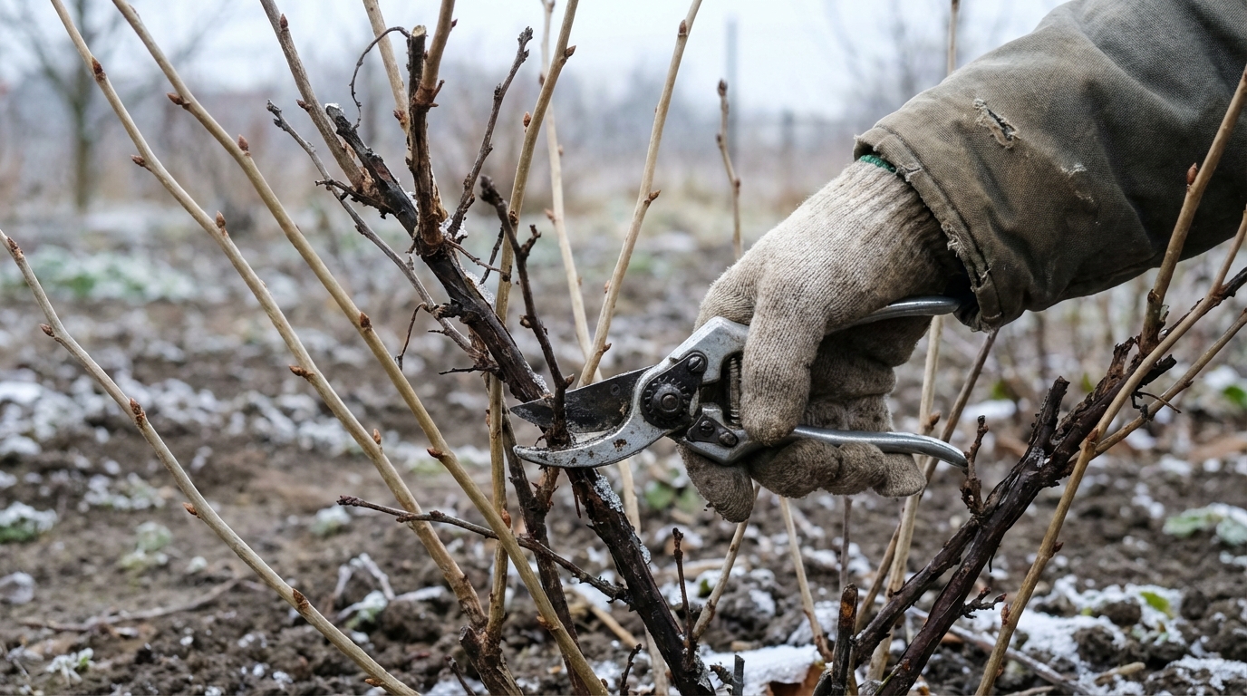 Ce geste venu de Pologne à faire absolument en février sur vos groseilliers peut les couvrir de fruits tout l’été