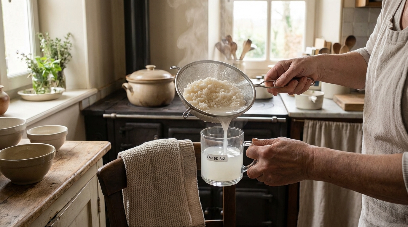 Ce liquide blanc que tout le monde jette après la cuisson pourrait sauver votre digestion malmenée