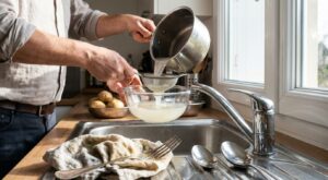 Ce liquide de cuisson que tout le monde jette remplace vos produits ménagers et fait briller argenterie, inox et vitres