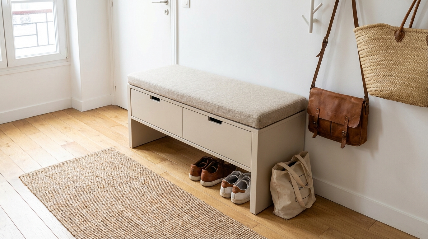 Ce meuble 2-en-1 à 37 € chez B&M fait le travail de deux sans prendre un cm de plus au sol, et il part déjà très vite