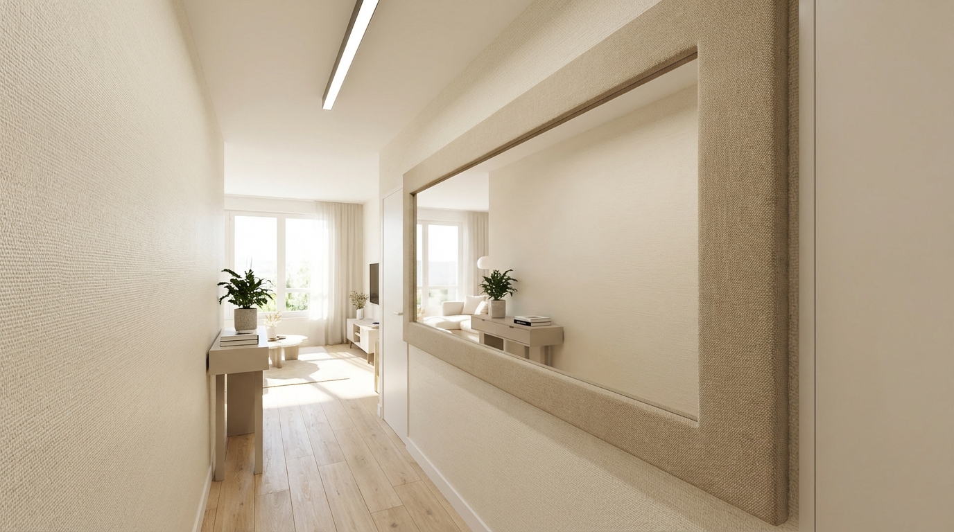 Ce miroir JYSK à -35 % a transformé mon couloir sombre sans travaux : l&rsquo;astuce déco que j&rsquo;ai failli rater