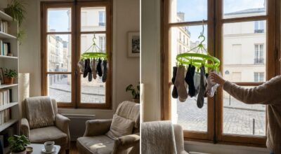 Ce petit accessoire IKEA à moins de 5 € fait disparaître l’étendoir du salon et libère enfin votre espace