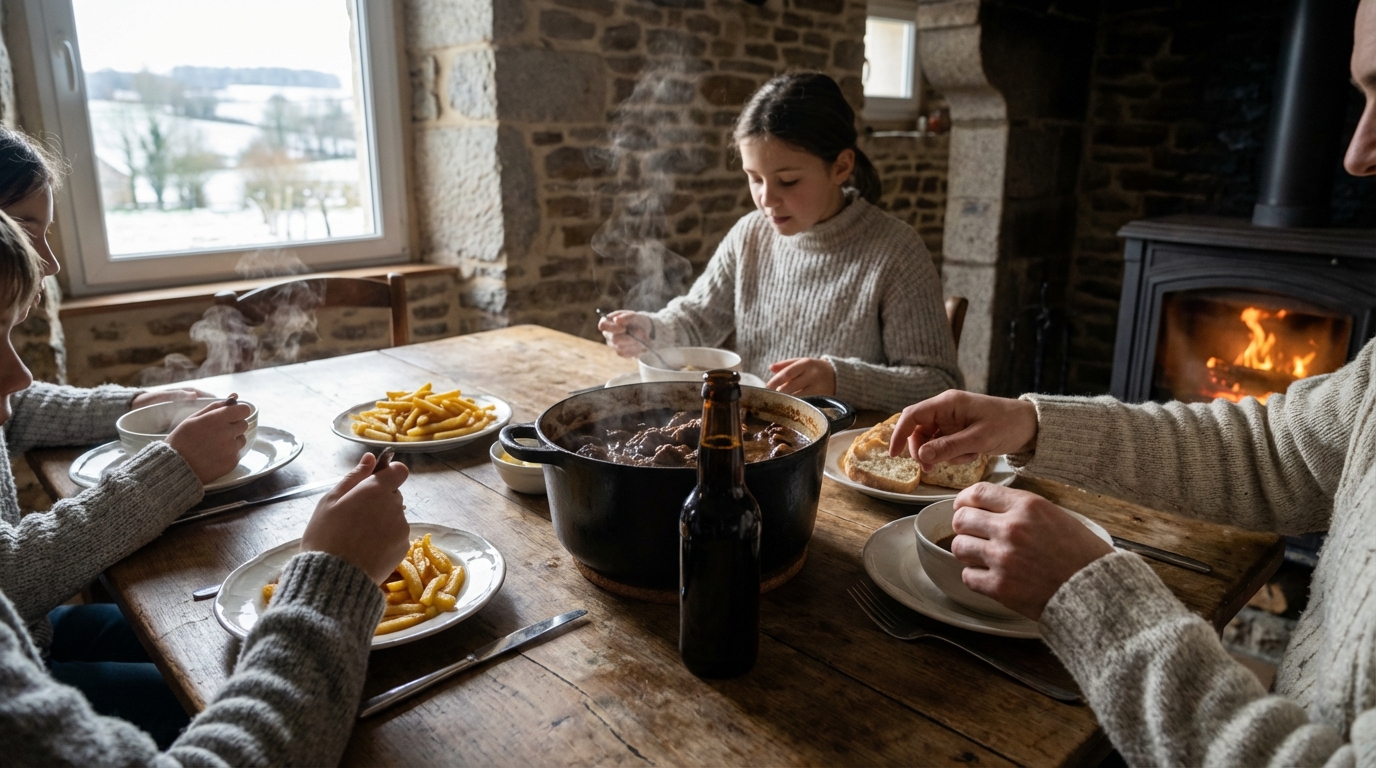Ce plat du Nord à la bière, 2 h 30 de mijotage et tout le monde en redemande pour réchauffer vos soirées de février