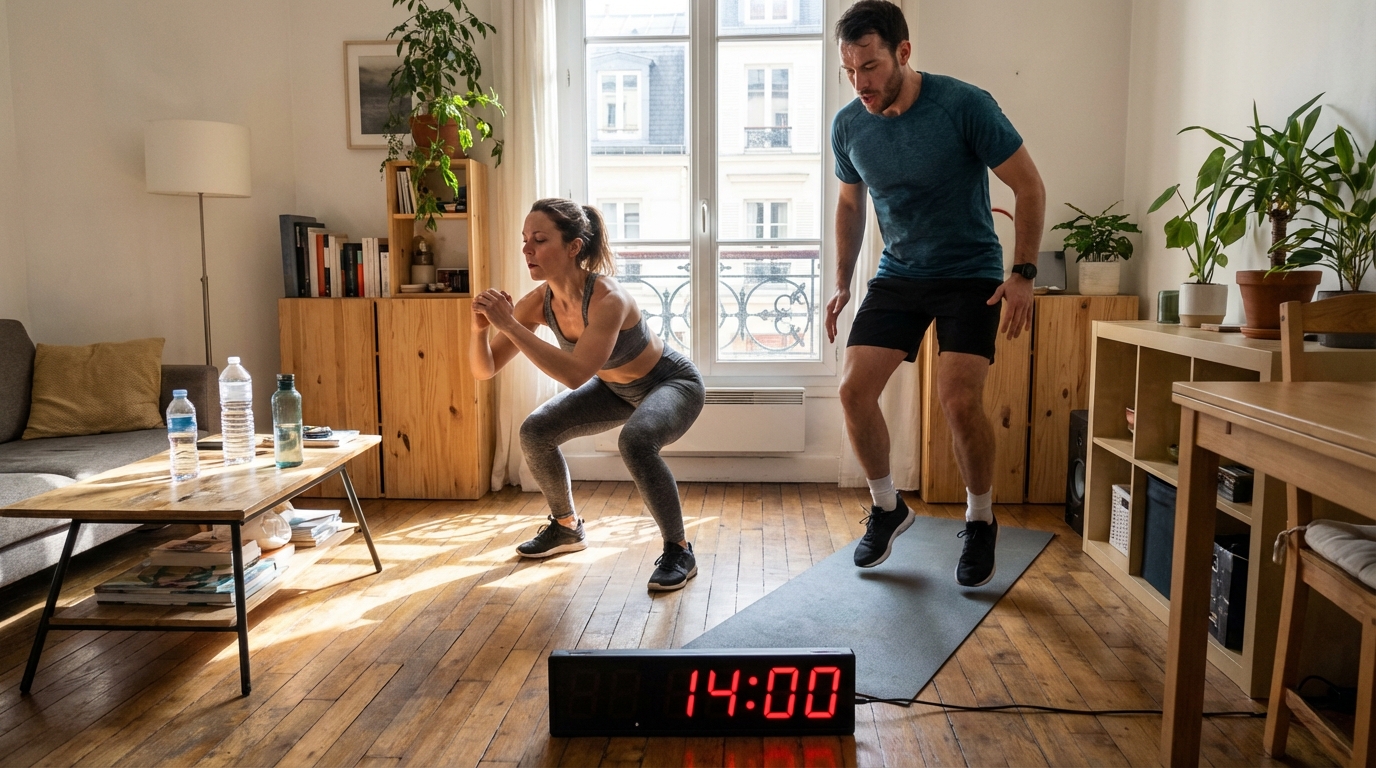 Ce protocole de 14 minutes des sportifs de haut niveau rend vos séances de 2 h complètement inutiles