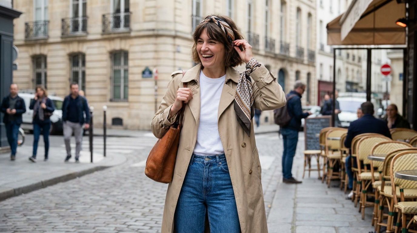 Ce simple accessoire de Sophie Marceau que vous sous-estimez transforme n&rsquo;importe quelle tenue : 7 façons de l&rsquo;utiliser