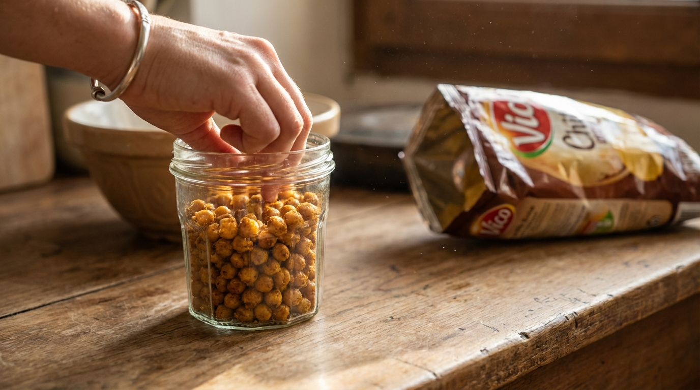 Ce snack maison croustillant et protéiné, prêt en 10 min, fait oublier les chips à ceux qui surveillent leur glycémie