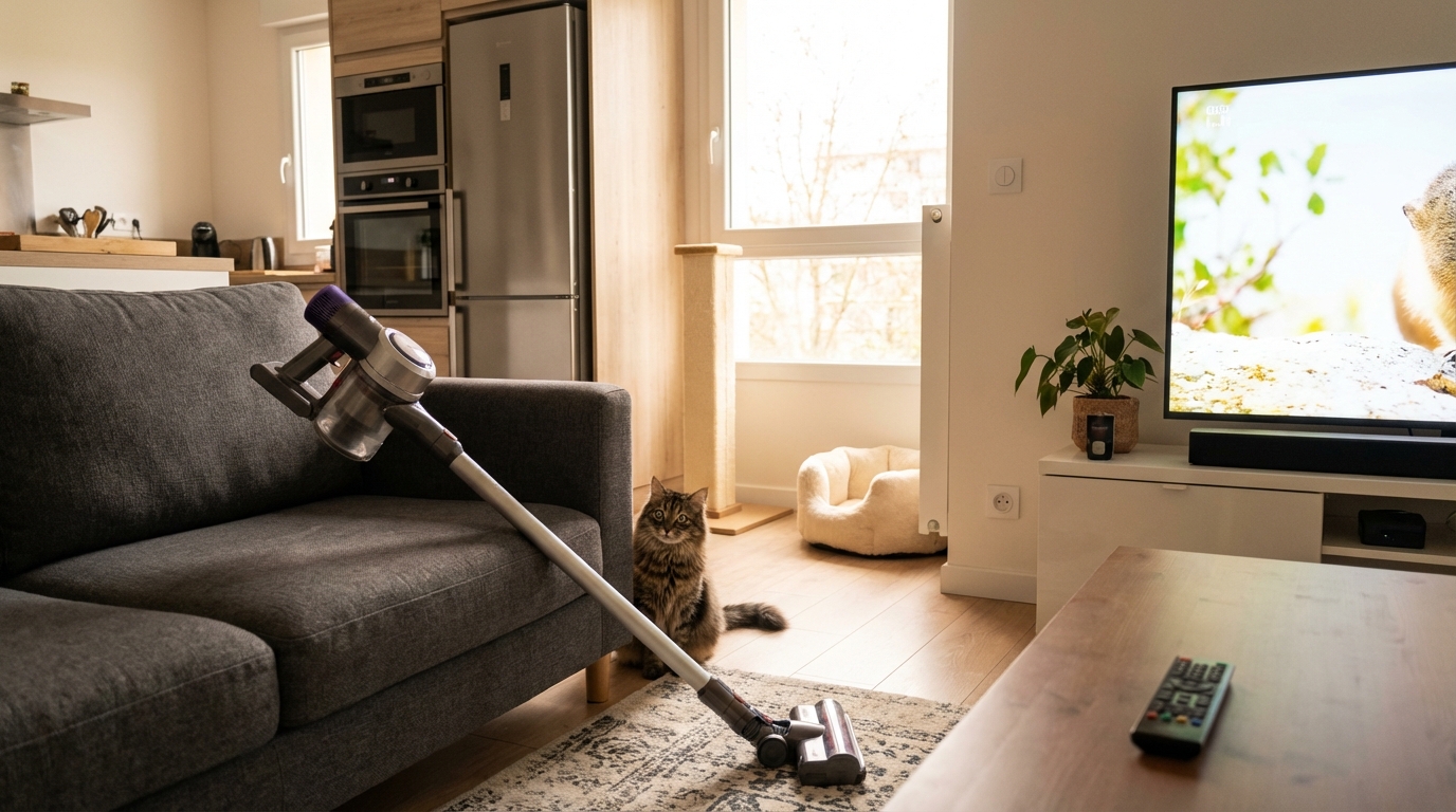 Ces bruits de la maison qui stressent vraiment votre chat sans que vous le sachiez (et comment les éviter)