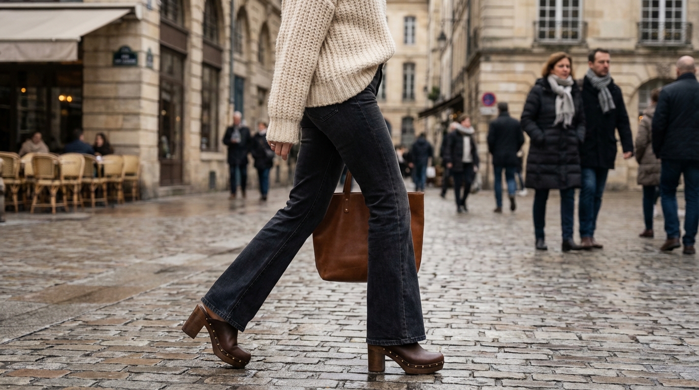 Ces chaussures en bois que vous réserviez au jardin sont la nouvelle tendance : comment les porter sans grossir