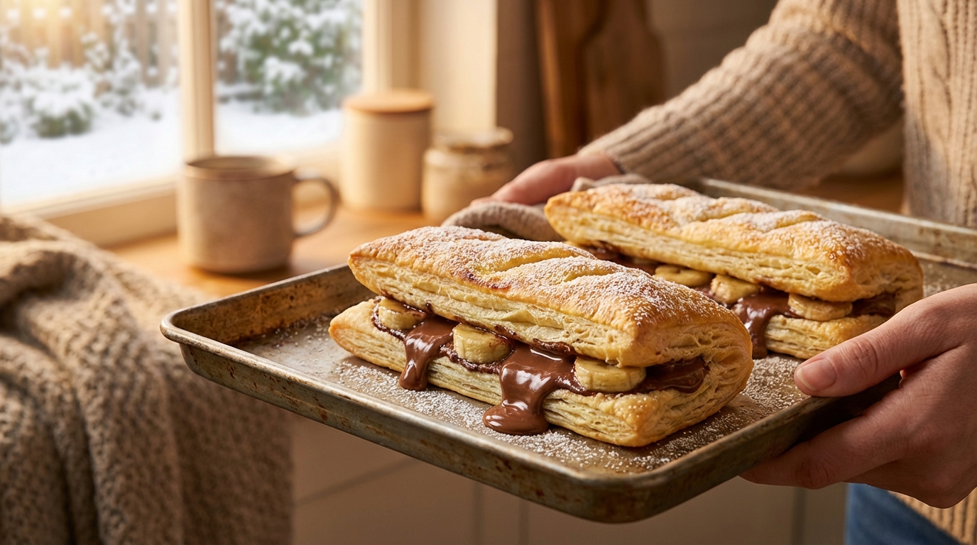 Ces feuilletés choco-banane à 3 ingrédients prêts en 15 min vont vous rendre accro : le détail qui change tout