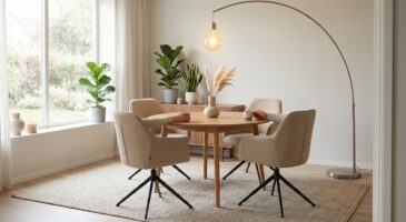 Cette chaise pivotante sable et noir à 60 € chez Jysk, à -50 %, change la salle à manger mais elle divise les acheteurs