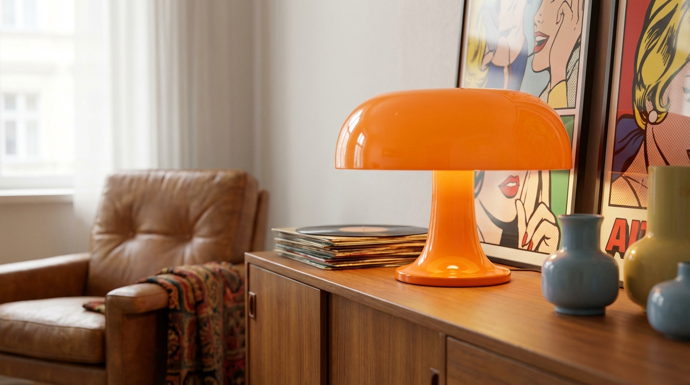 Cette lampe champignon culte des années 60 s&rsquo;arrache sur Vinted à prix doux : pourquoi tout le monde la traque ?