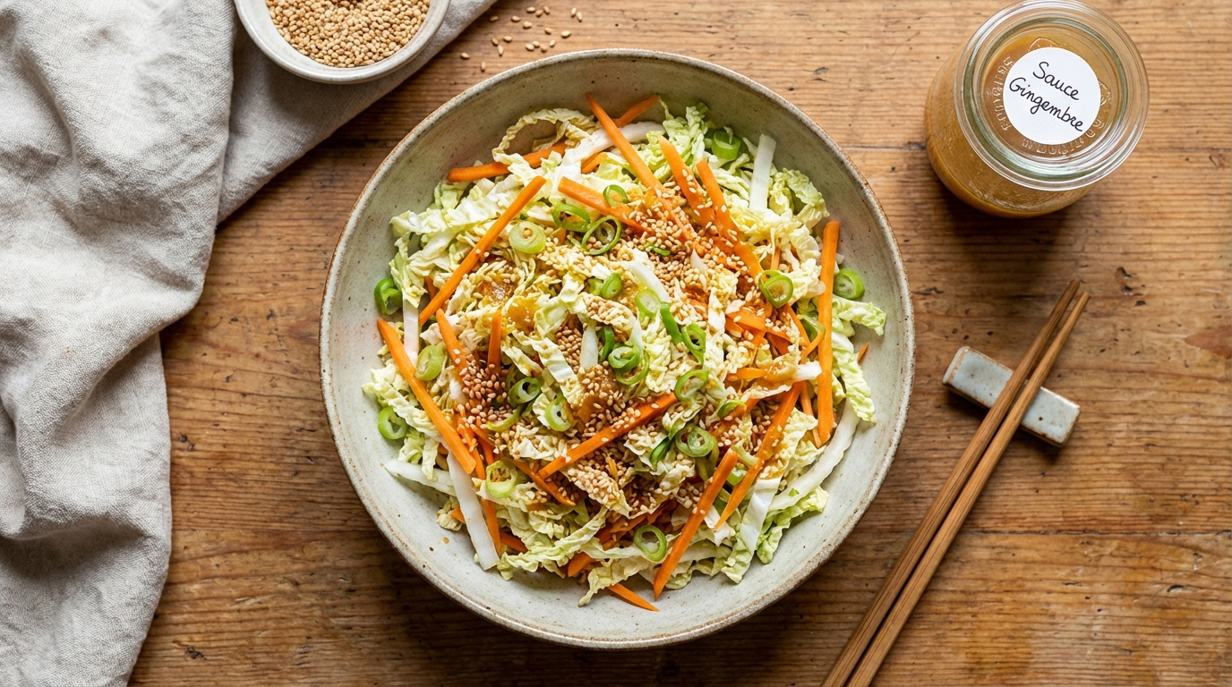 Cette salade minute au légume d&rsquo;hiver fait oublier la raclette et donne envie de crudités tous les midis