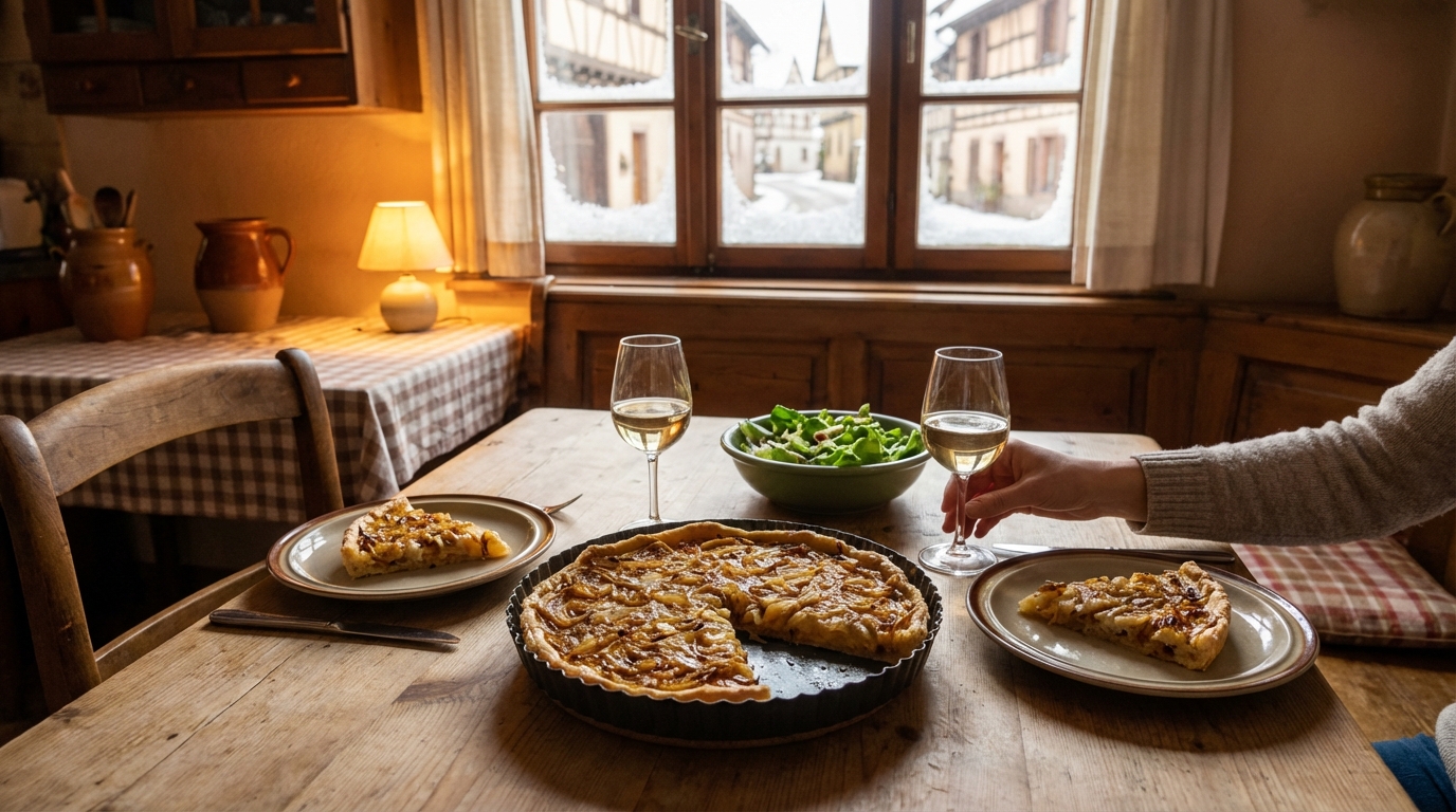Cette tarte à l’oignon alsacienne de grand-mère fait l’unanimité : le détail à ne surtout pas bâcler cet hiver