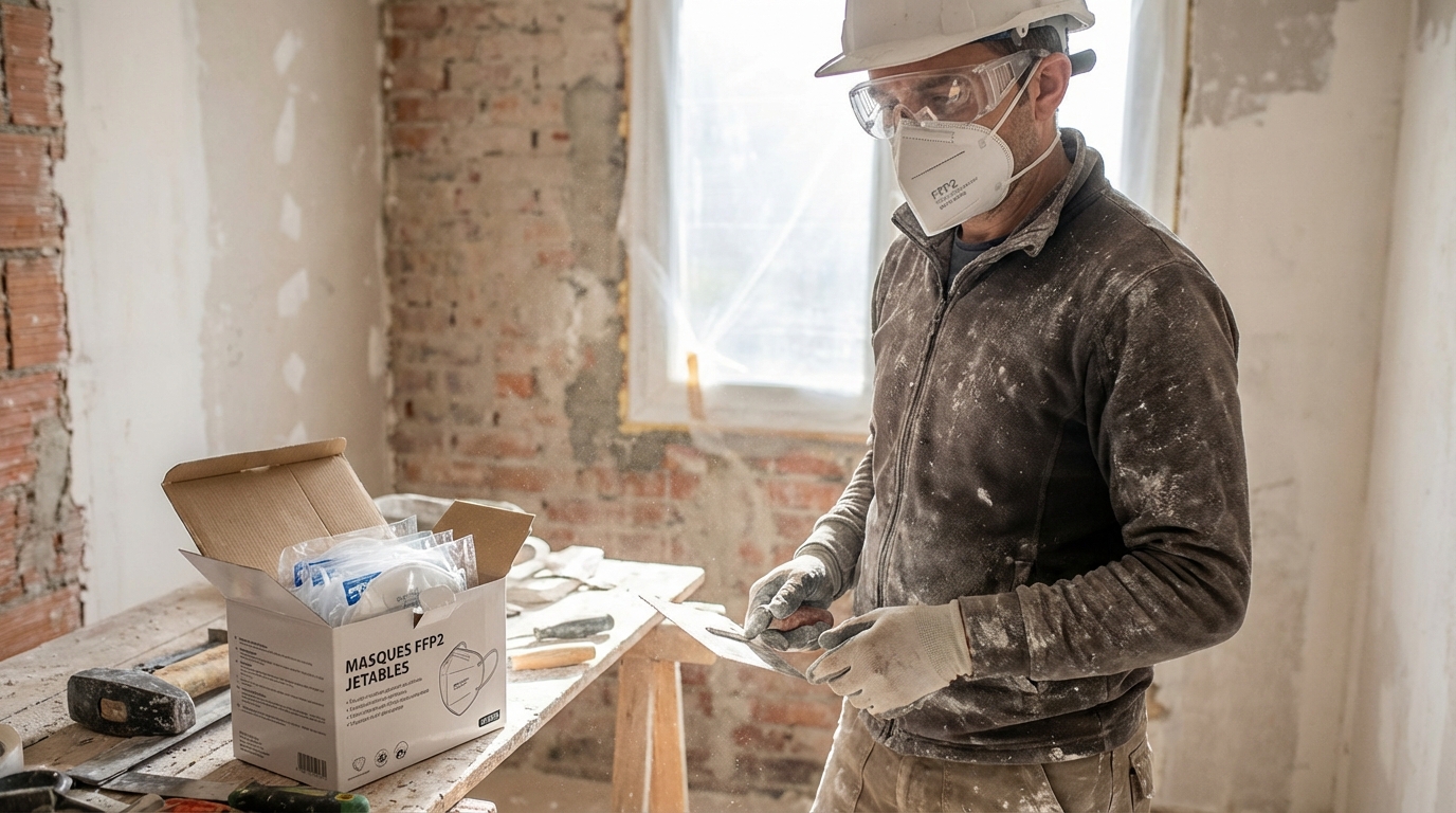 Chantiers maison : ce lot de masques chez Leroy Merlin a sauvé mes poumons, arrêtez de les abîmer sans le savoir