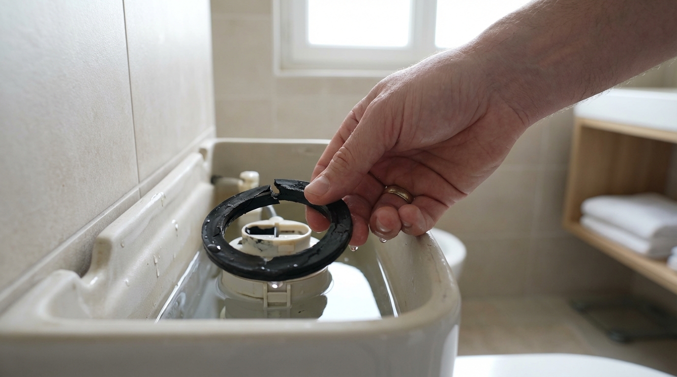 Chasse d’eau qui fuit : arrêtez de changer le mécanisme, cette pièce cachée à 5 € suffit à sauver votre facture d’eau