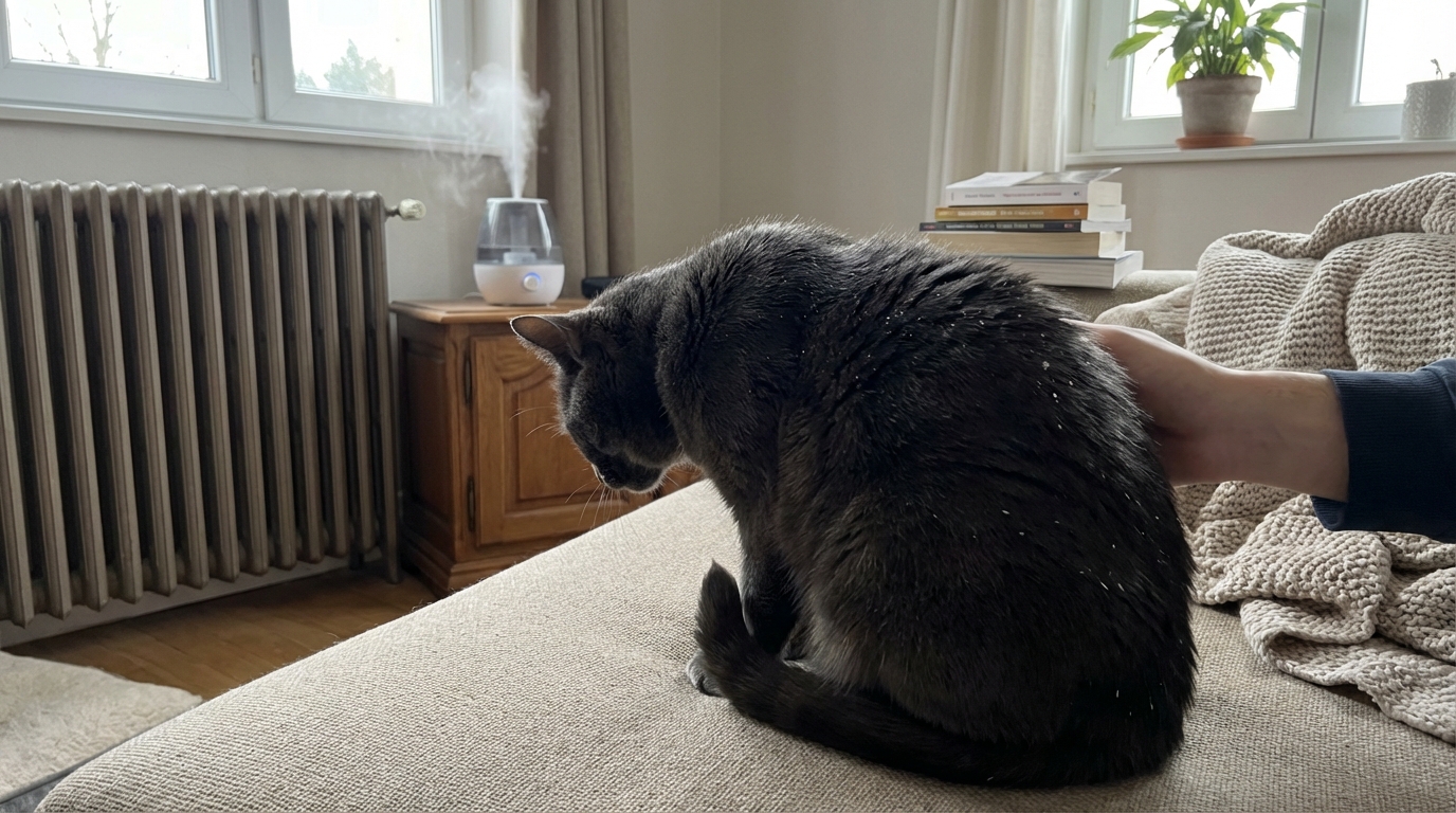 Chat : si son dos est couvert de pellicules, cette routine naturelle de 21 jours peut tout changer cet hiver