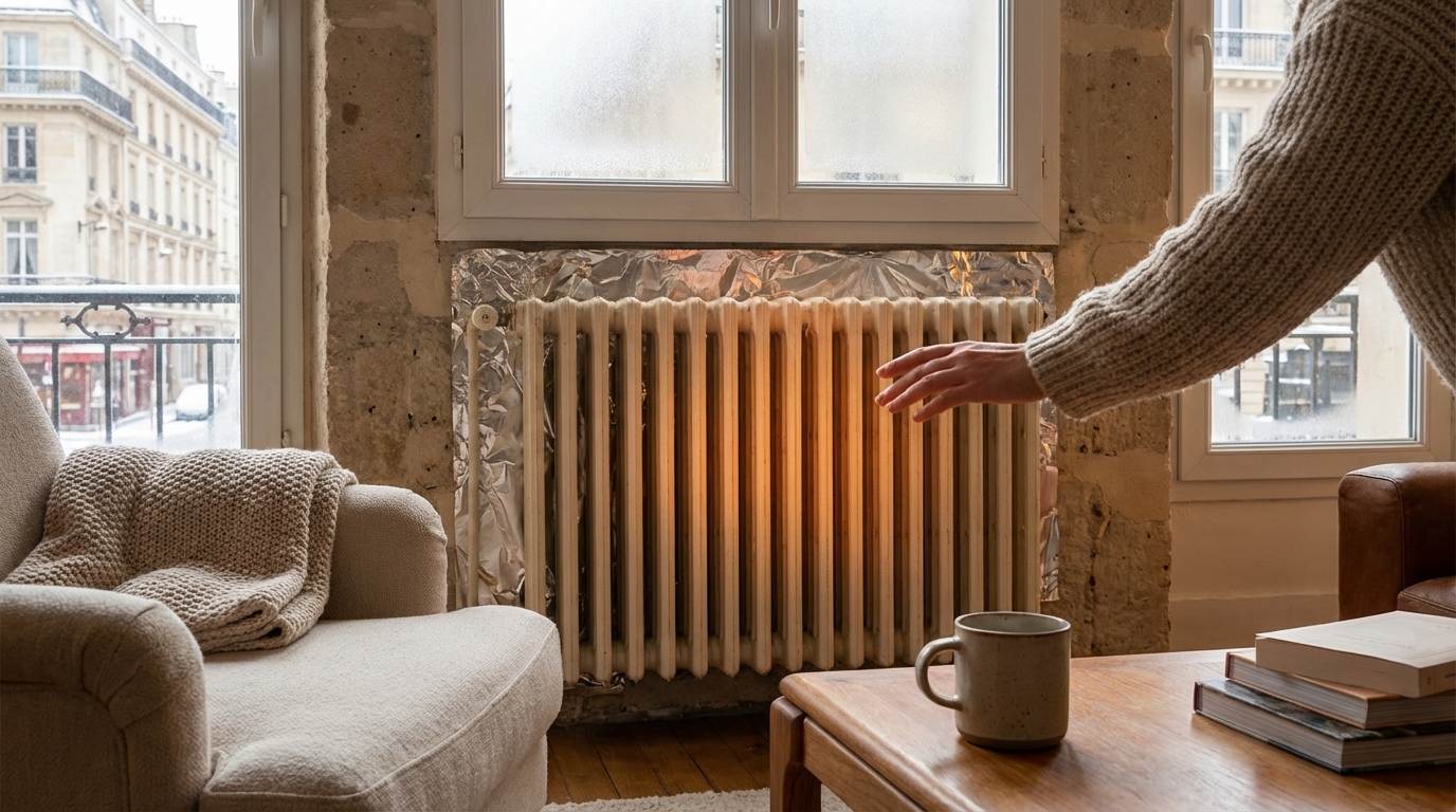 Chauffage qui file dehors : ce geste discret derrière vos radiateurs peut faire baisser la facture bien plus que prévu