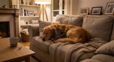 Chien et chat qui dorment collés : cette pipette antiparasitaire très utilisée peut tuer votre chat en quelques heures