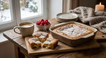 Chocolat blanc : cette recette de brownie fondant avec quelques basiques fait oublier le classique aux plus gourmands