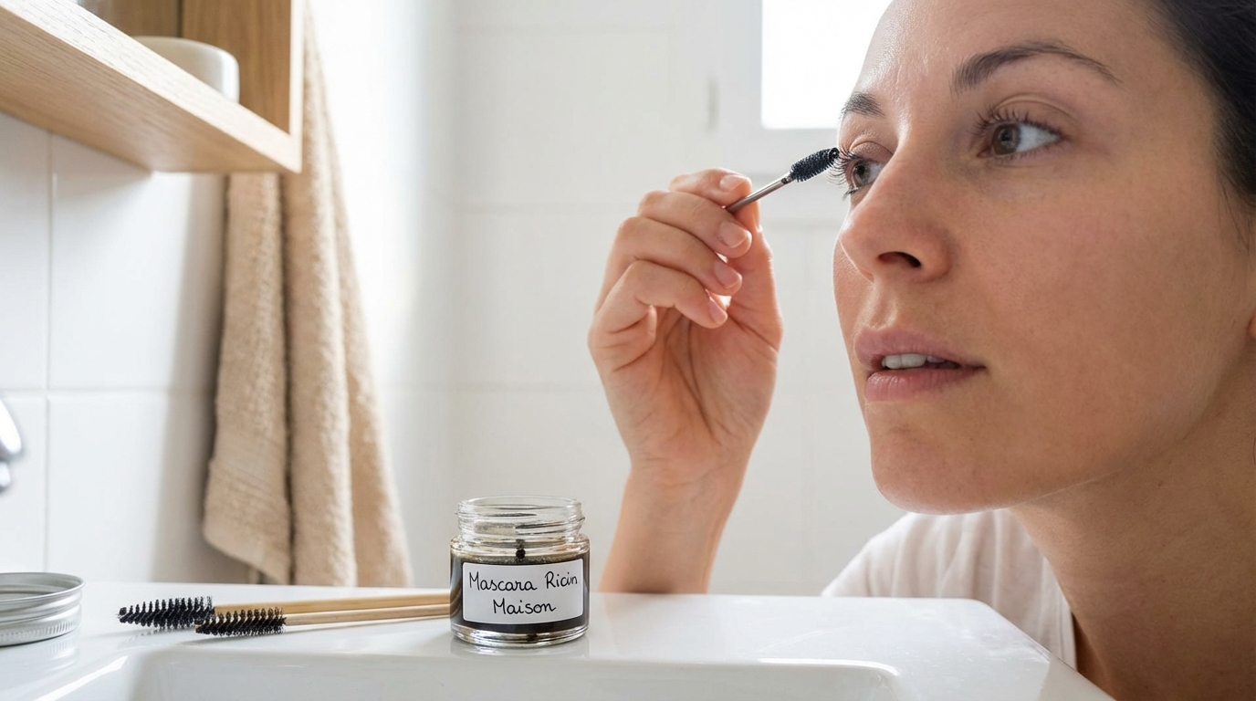 Cils courts, clairsemés : lâchez les mascaras lourds, ce mascara maison à cette huile magique les change en 3 semaines