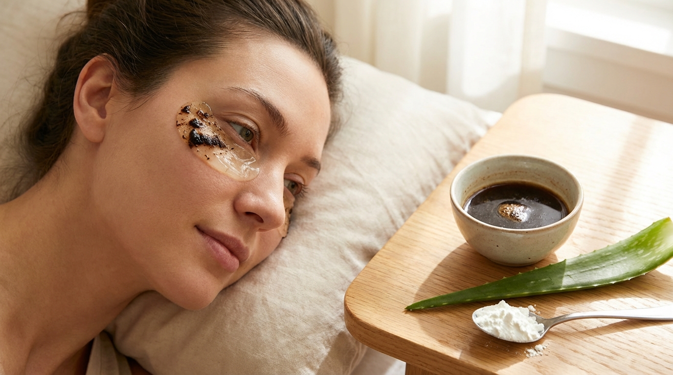 Contour des yeux marqué : ce masque express de cuisine efface poches et cernes en 15 minutes sans rien dépenser