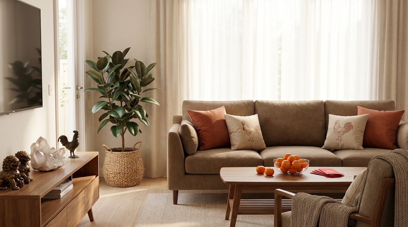 Coq en 2026 : prévisions feng shui du Coq et cette habitude chez vous qui bloque l&rsquo;énergie du Cheval de Feu