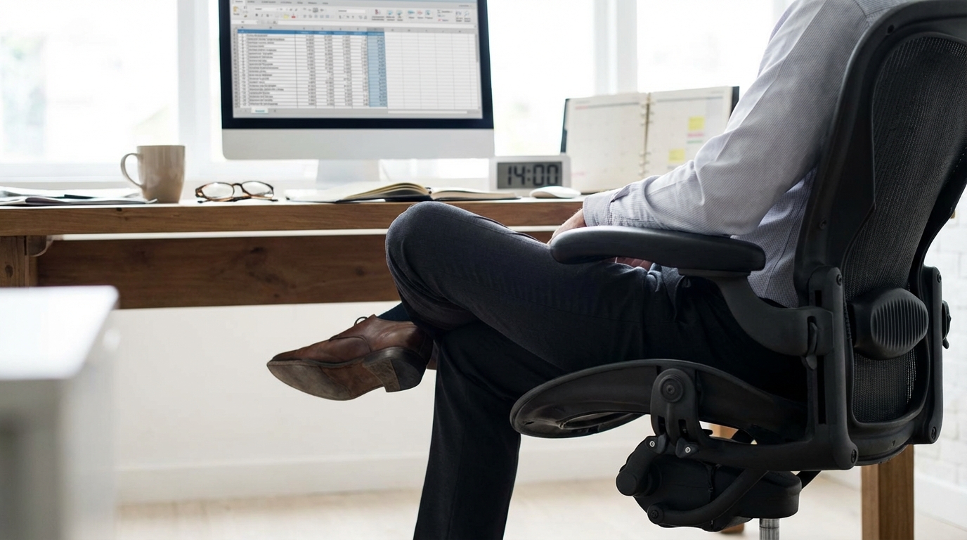 Coup de barre de l’après-midi : arrêtez d’accuser la digestion, c’est ce geste sous le bureau qui vous épuise