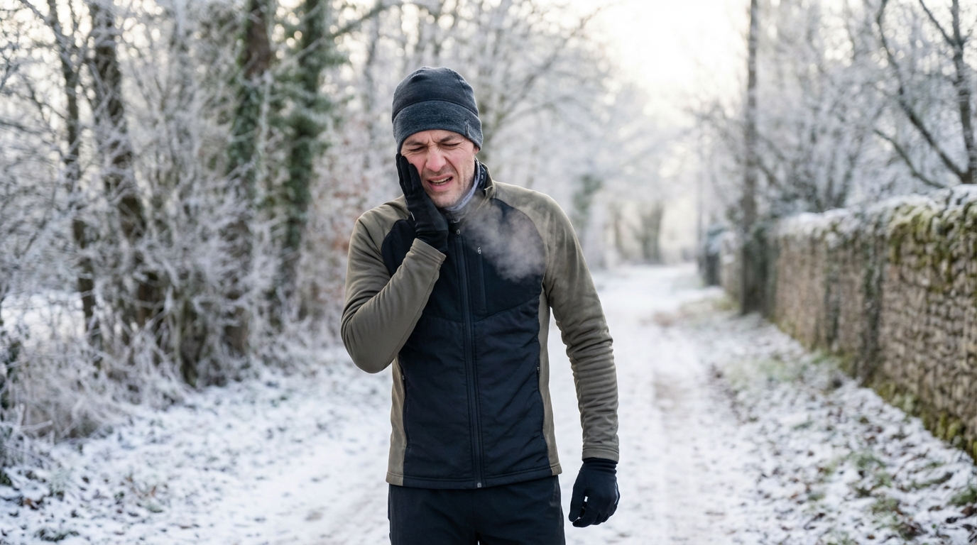 Courir dans le froid sans avoir mal aux dents : ce geste avec la langue qui stoppe la douleur en 5 minutes