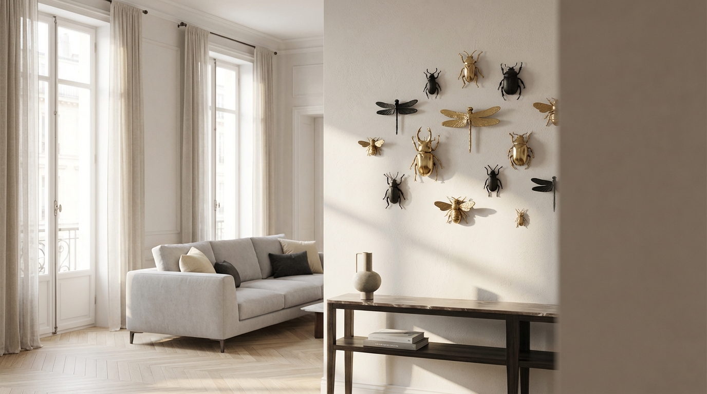 Déco 2026 : ces insectes précieux envahissent vos murs et remplacent la jungle de Monstera, oserez-vous suivre ?