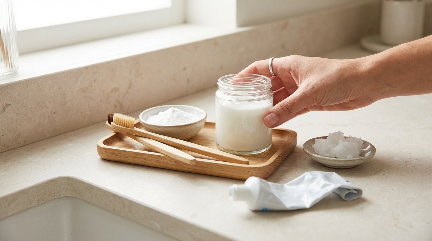 Dentifrice en tube : pourquoi les Français l’abandonnent en 2026 pour cette recette maison sans ingrédients douteux