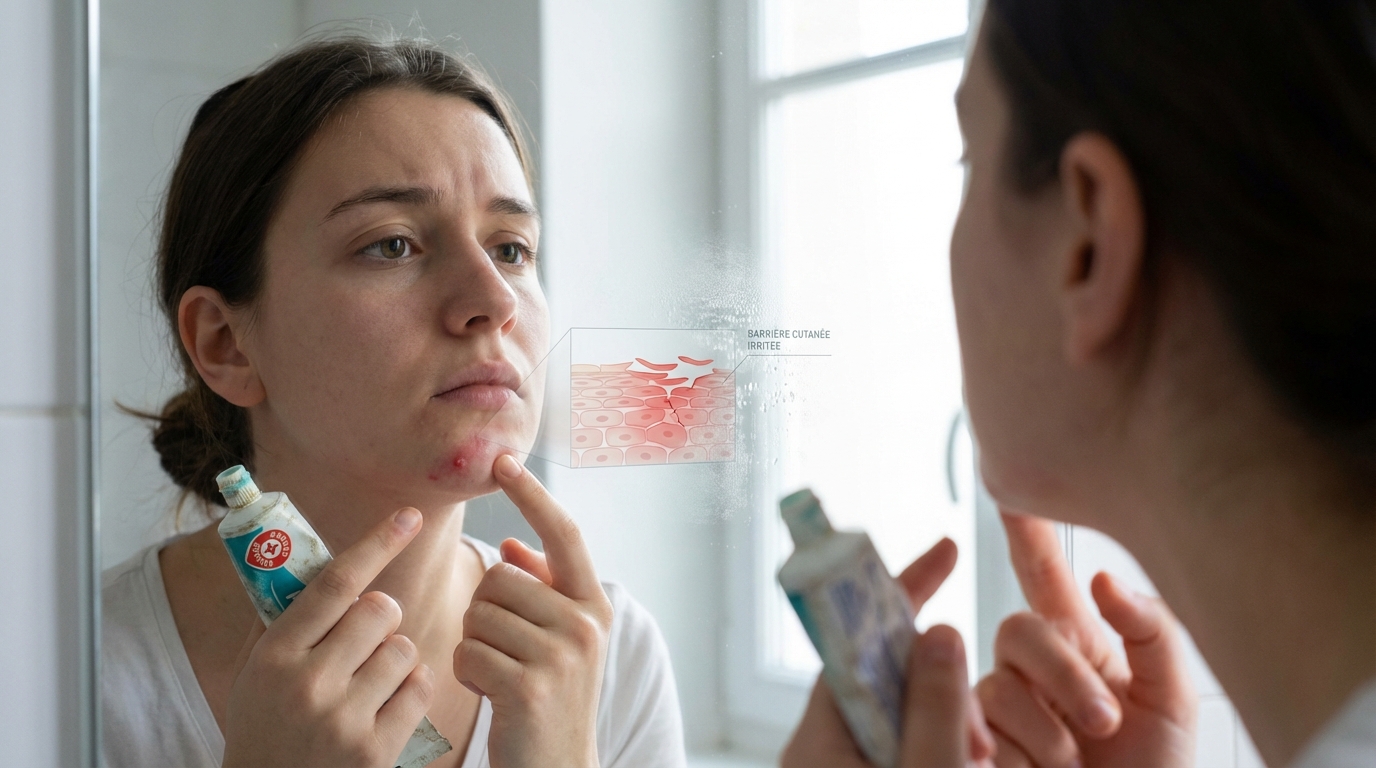 Dentifrice sur vos boutons d’acné : cette astuce très répandue cache un effet durable que les dermatos redoutent