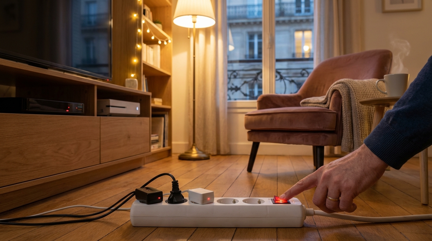 Électricité : ce réflexe gratuit fait chuter la consommation fantôme et votre empreinte carbone, mais peu l&rsquo;appliquent