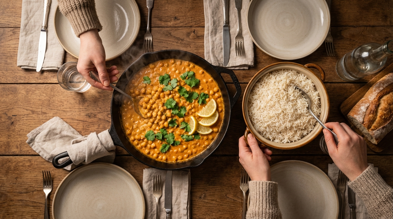 Elle n’avait que 4 € et 20 minutes : ce plat végétarien de fond de placard a bluffé toute la tablée