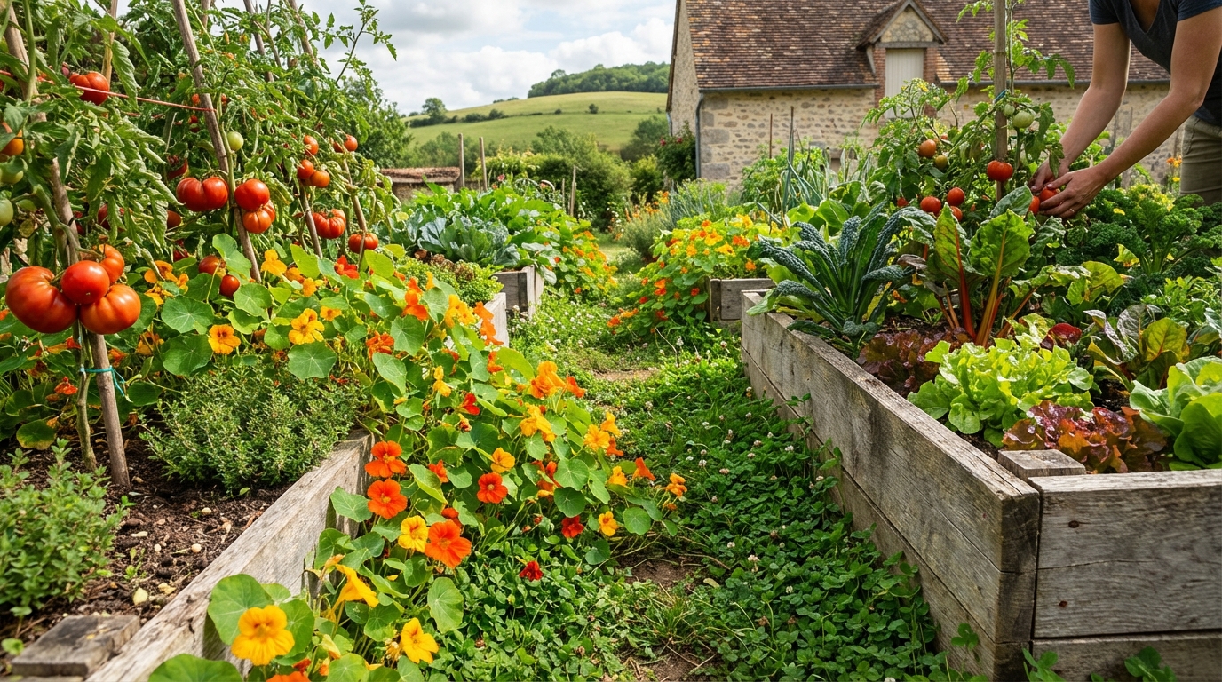 Elle pousse seule et protège vos légumes : cette fleur oubliée que vous auriez tort d’ignorer en 2026