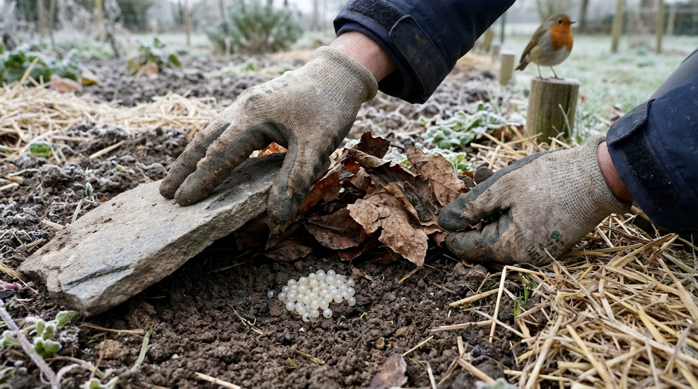 En février, vous traquez les œufs de limaces au mauvais endroit : cette cachette discrète menace votre potager