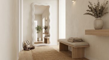 Entrée sombre : ce miroir ondulé GiFi de 110 cm à moins de 15 € a eu un effet bluffant chez moi en quelques secondes