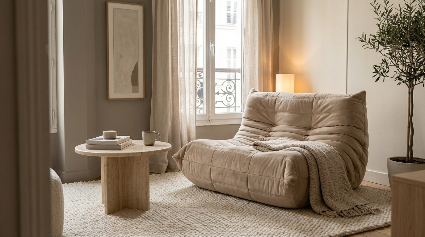 Fauteuil Togo : cette alternative à 199 € offre l’allure d’une icône à 2 500 € et séduit tous les fans de design