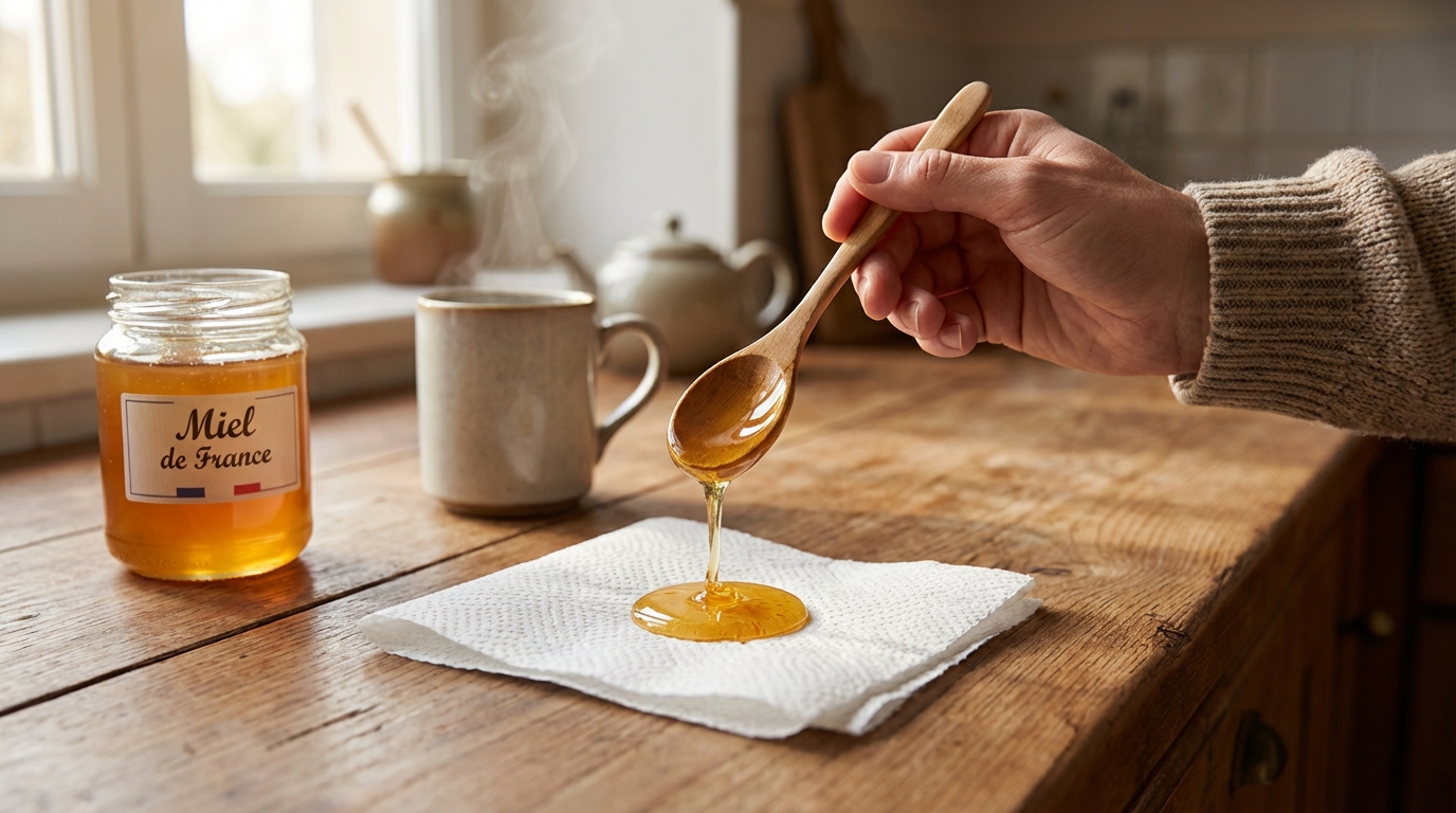 Faux miel dans vos placards : ce simple test en cuisine trahit aussitôt les pots trafiqués