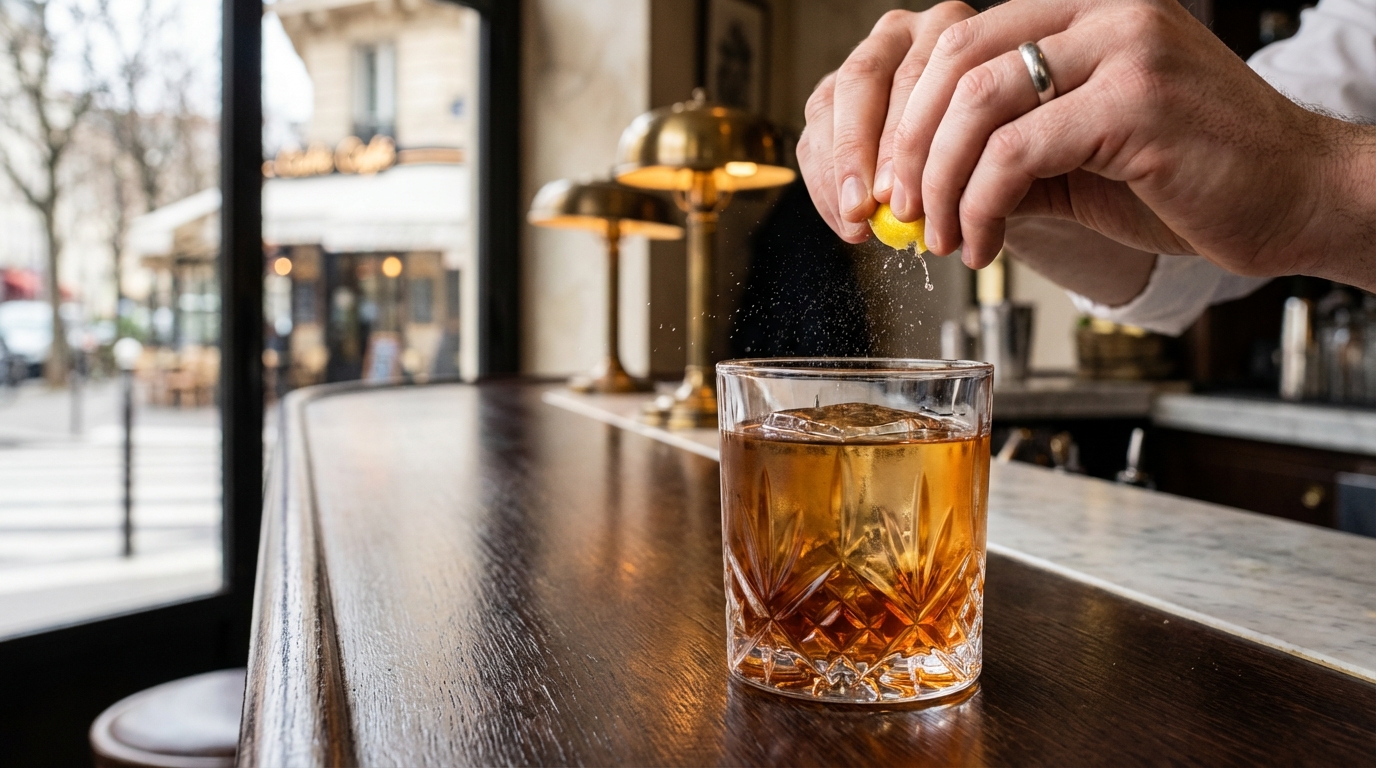 Février glacé : ce cocktail au whisky de seigle et zeste d’agrumes va transformer vos longues soirées d’hiver