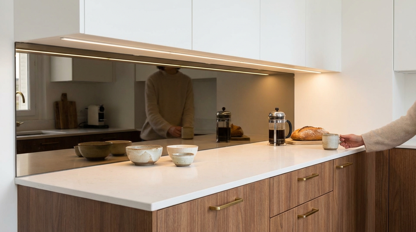 Fini le carrelage métro : impossible de rester neutre face à cette crédence sombre qui envahit les cuisines