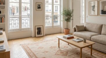 Fini les tapis épais : ce textile ultra-léger agrandit visuellement le salon et fait craquer les décorateurs