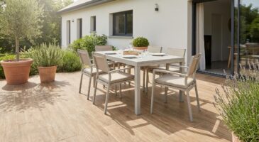 Fini les terrasses hors de prix : ce revêtement tendance 2026 à effet bois fait chuter la note