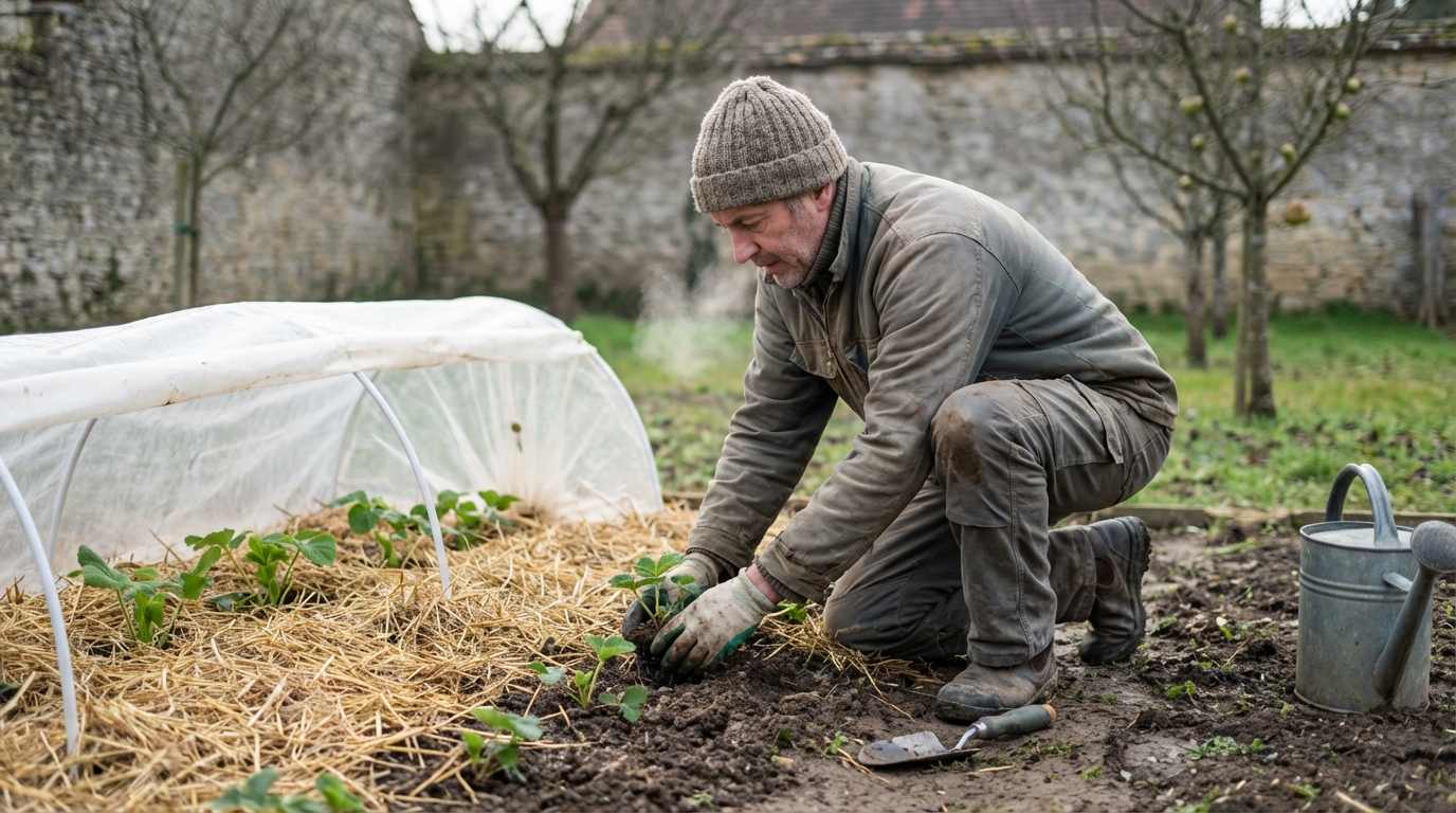 Fraises : en février, ne ratez surtout pas ce geste au jardin si vous voulez une récolte explosive au printemps