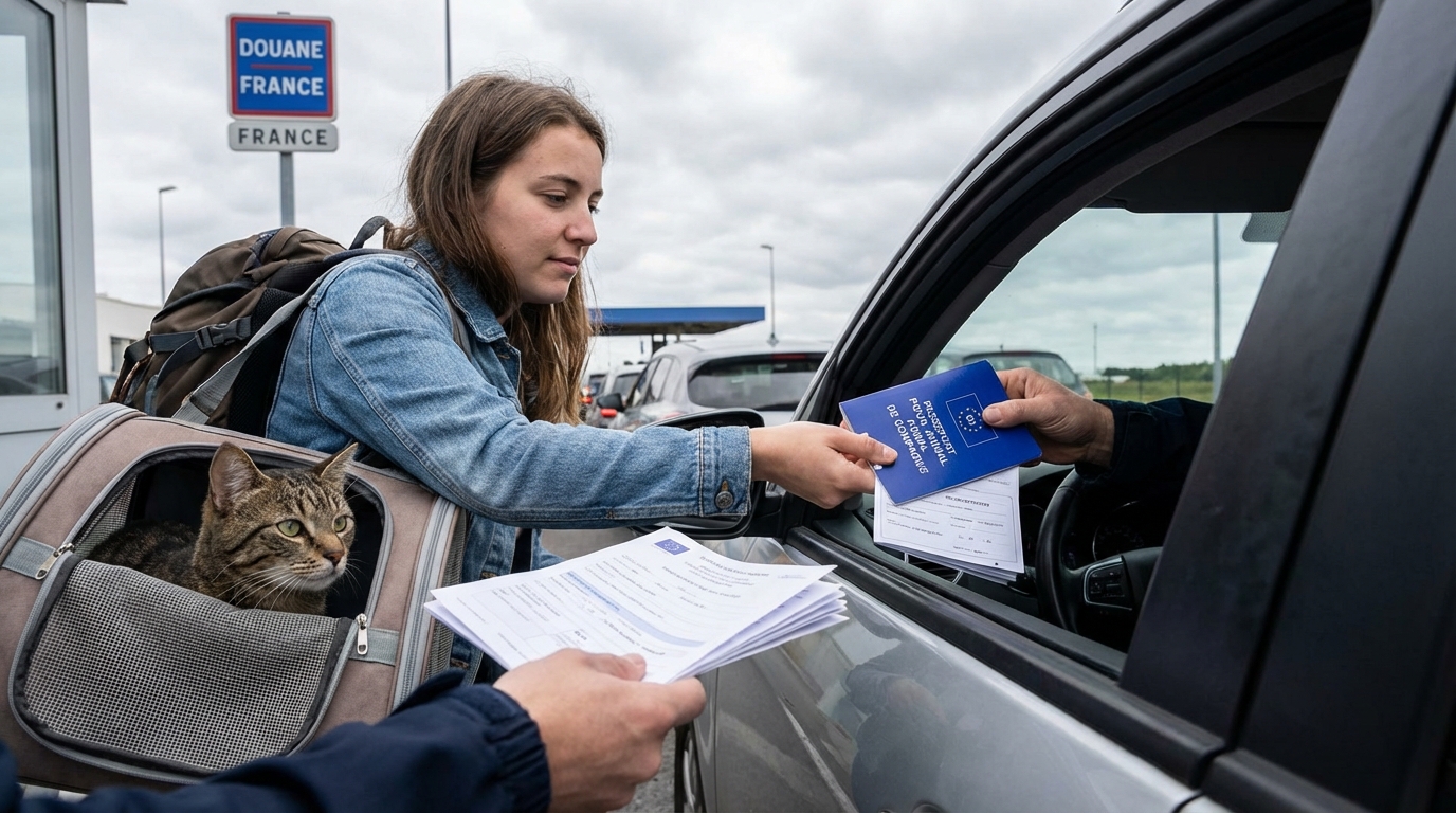 Frontière : ces papiers que les douanes exigent désormais pour votre chat, son simple carnet ne suffit plus en 2026